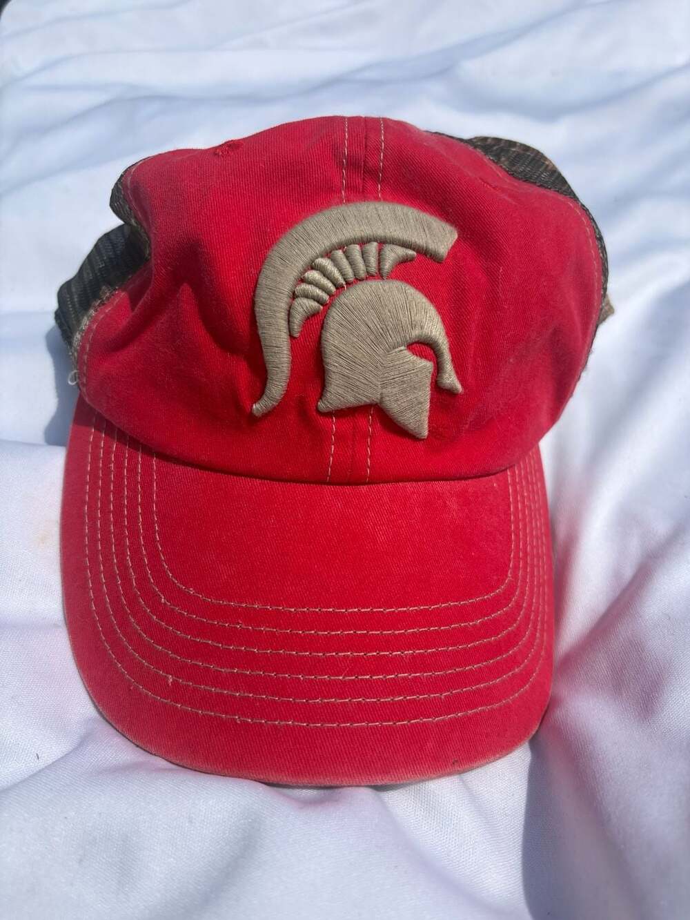 Michigan State Spartans Top of the World Mesh Back Trucker Hat